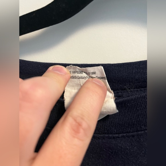 Rare Vintage 1998 Simpsons Brew Crew T shirt - Picture 4 of 4